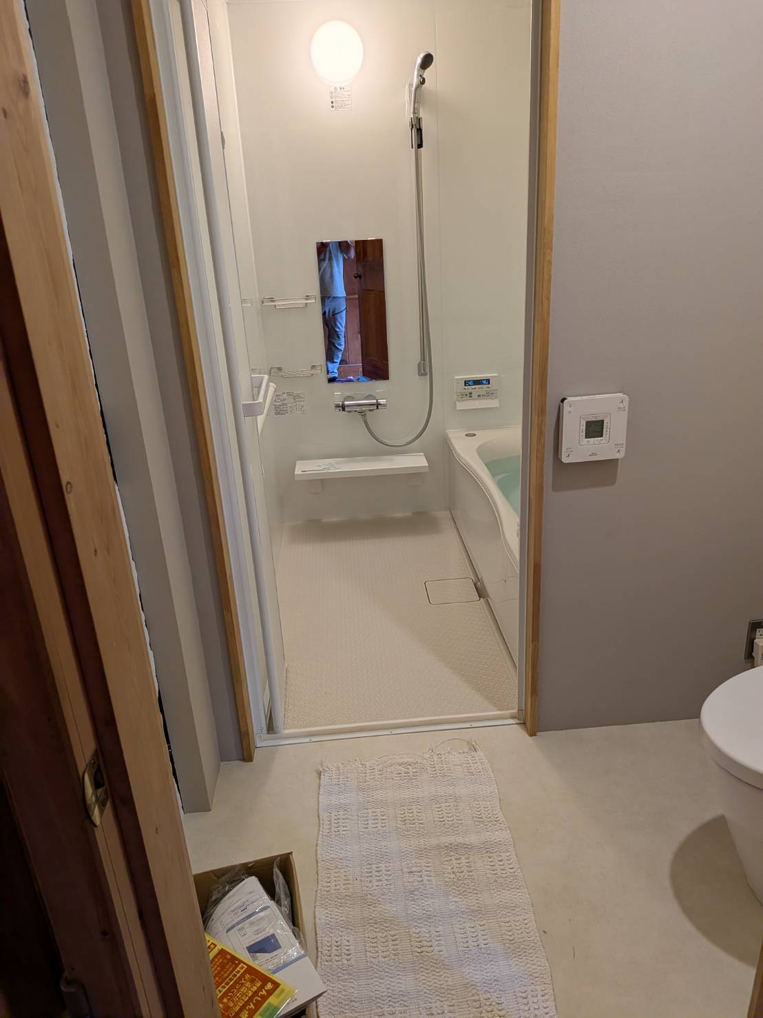 安曇野市有明にて水回りリフォームを行いました｜タイル風呂からユニットバス・トイレ移設・床改修・給湯器交換・クロス工事